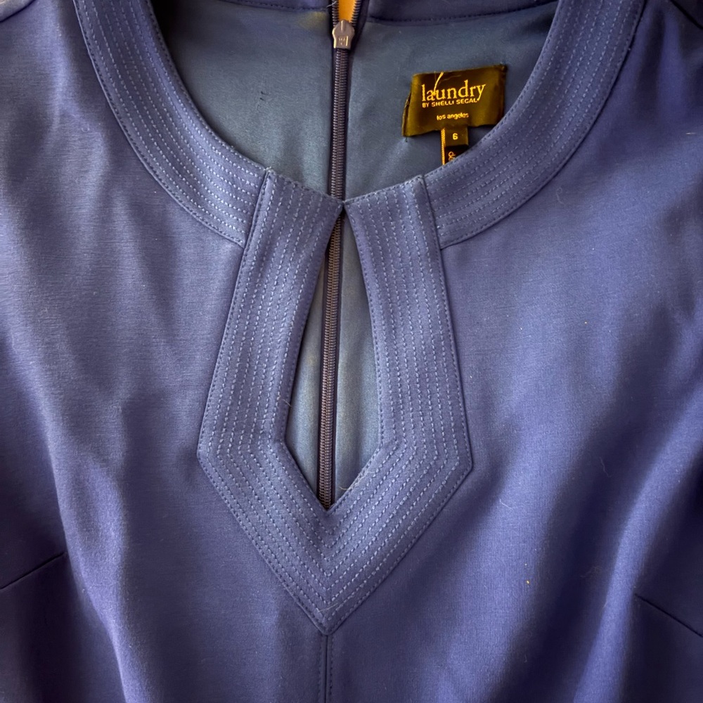 Preppy Blue Dress - Picture 3 of 3
